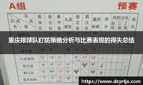 重庆排球队盯防策略分析与比赛表现的得失总结